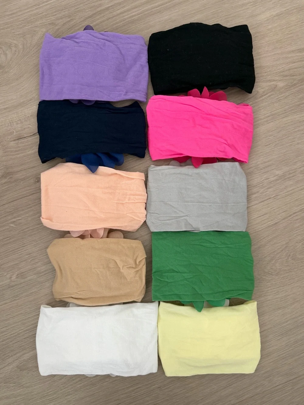 New 10x Baby Toddler Bows Chiffon Flower Headband Hair Band Stretchy Girl